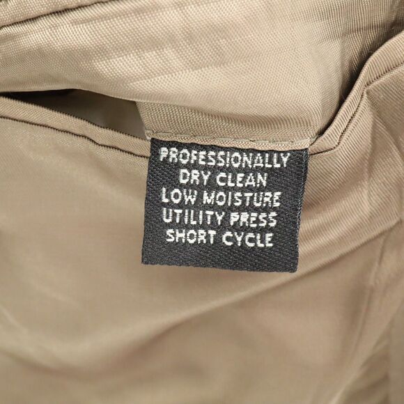 Jos A Bank Sport Coat Mens 46L Beige Tan Wool Jacket Two Button Lined - Picture 16 of 16